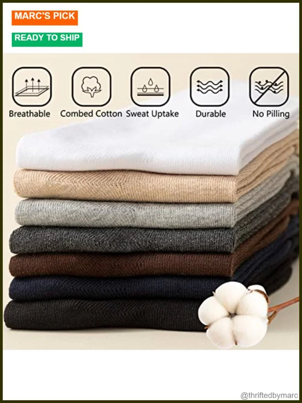 Dress Socks 5 Pairs Cotton Calf Formal Business Breathable